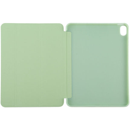 Silicone 3-Folding Full Coverage Leather Case, For iPad Air 2022 / 2020 10.9