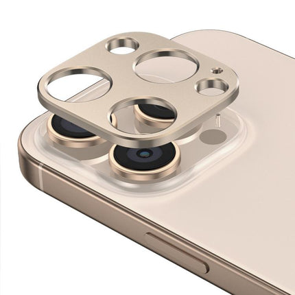 XDcase Titanium Alloy Hollow Camera Lens Protector, For iPhone 16 Pro / 16 Pro Max