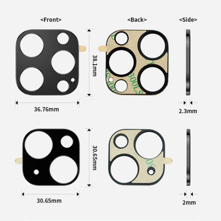 XDcase Titanium Alloy Hollow Camera Lens Protector, For iPhone 13 / 13 mini