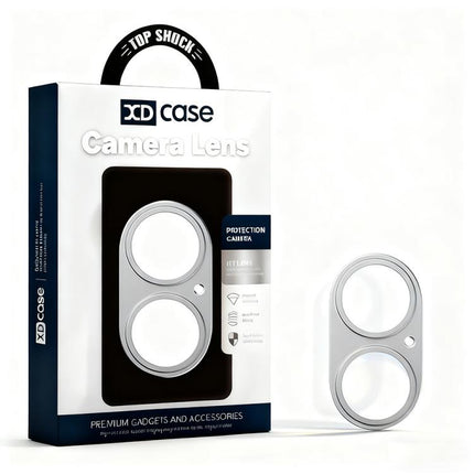 XDcase Titanium Alloy Hollow Camera Lens Protector, For iPhone 17