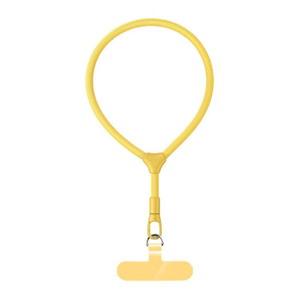 Racket Shape 7mm Polyester Rope with Gasket Adjustable Phone Wrist Lanyard