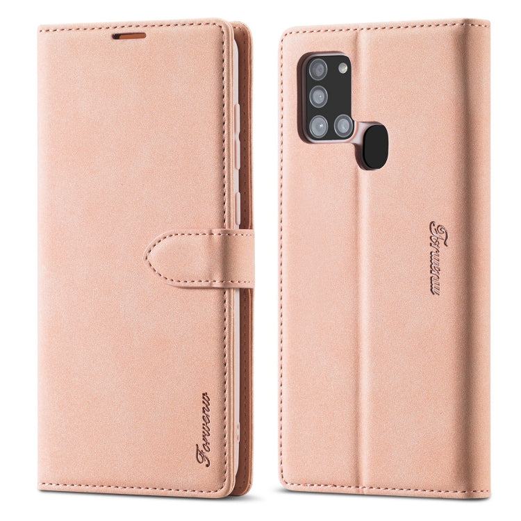Forwenw F1 Series Matte Strong Magnetism Horizontal Flip Leather Case with Holder & Card Slots & Wallet & Photo Frame