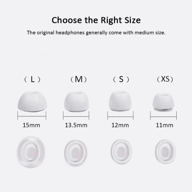 XDcase 3 Pairs Silicone Earplugs with Pressure Relief Holes L / M / S Size, L / M / S