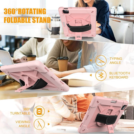 Contrast Color Robot Shockproof Silicone + PC Protective Case with Holder, For iPad Air 2022 / 2020 10.9, For Samsung Galaxy Tab A7 10.4 (2020) T500/T505