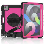 For iPad Air 2022 / 2020 10.9 / Black Rose Red