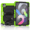 Shockproof Colorful Silicone + PC Protective Case with Holder & Shoulder Strap & Hand Strap & Pen Slot, For iPad Air 2022 / 2020 10.9, For Samsung Galaxy Tab A7 (2020) T500/T505