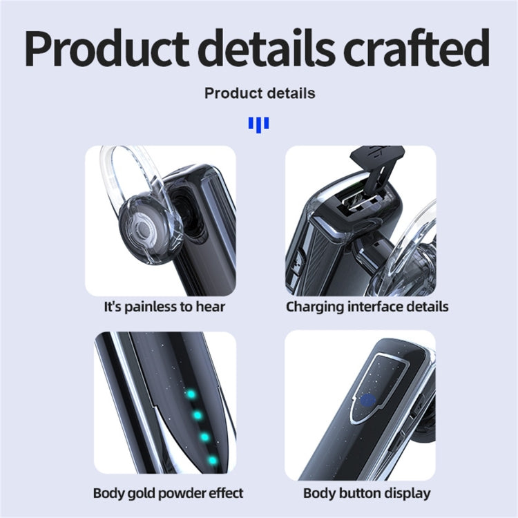 ME-3 Bluetooth 5.0 Business Style Touch Switch Bluetooth Earphone