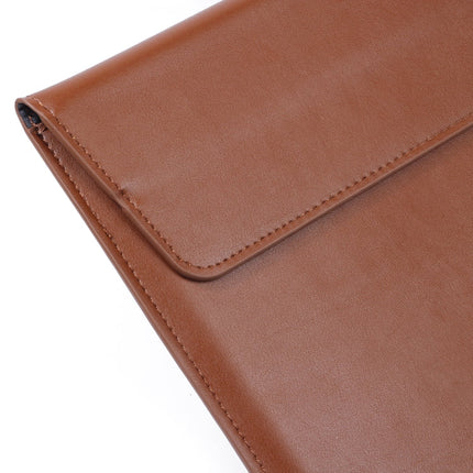 PU Leather Ultra-thin Envelope Bag Laptop Bag with Stand Function, For MacBook Air / Pro 15 inch