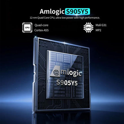 X96 NEX 4K Android 14 Smart TV Box with Remote Control, Amlogic S905Y5 Quad Core, 2GB+16GB, 4GB+32GB