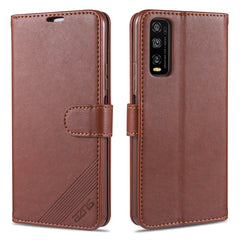 AZNS Sheepskin Texture Horizontal Flip Leather Case with Holder & Card Slots & Wallet, For OPPO A32 / A53 (2020), For Vivo Y20 / Y20i