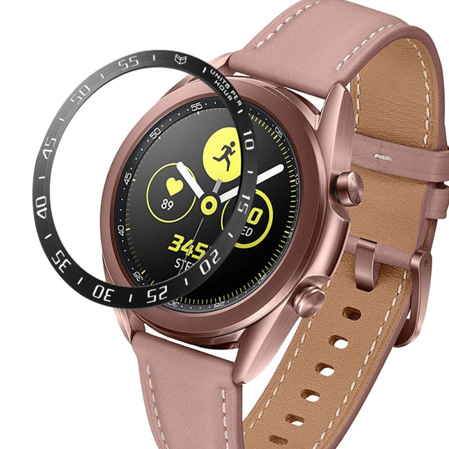 Smart Watch Steel Bezel Ring, A Version, For Samsung Galaxy Watch 3 41mm, For Samsung Galaxy Watch 3 45mm