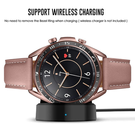 Smart Watch Steel Bezel Ring, A Version, For Samsung Galaxy Watch 3 41mm, For Samsung Galaxy Watch 3 45mm