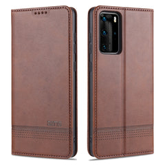 AZNS Magnetic Calf Texture Horizontal Flip Leather Case with Card Slots & Holder & Wallet, For OPPO A91, For Huawei P40, For Huawei P40 Pro, For Samsung Galaxy S10