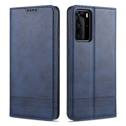 AZNS Magnetic Calf Texture Horizontal Flip Leather Case with Card Slots & Holder & Wallet, For OPPO A91, For Huawei P40, For Huawei P40 Pro, For Samsung Galaxy S10