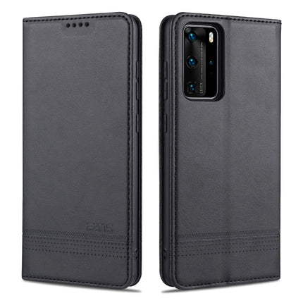 AZNS Magnetic Calf Texture Horizontal Flip Leather Case with Card Slots & Holder & Wallet, For OPPO A91, For Huawei P40, For Huawei P40 Pro, For Samsung Galaxy S10