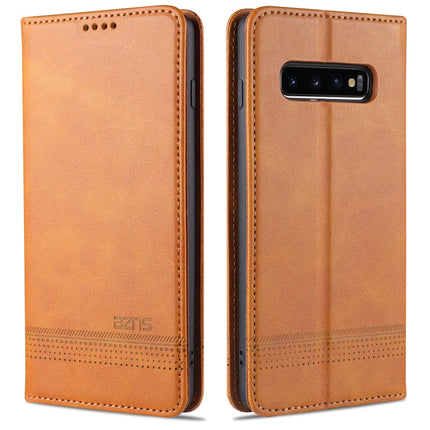 AZNS Magnetic Calf Texture Horizontal Flip Leather Case with Card Slots & Holder & Wallet, For OPPO A91, For Huawei P40, For Huawei P40 Pro, For Samsung Galaxy S10