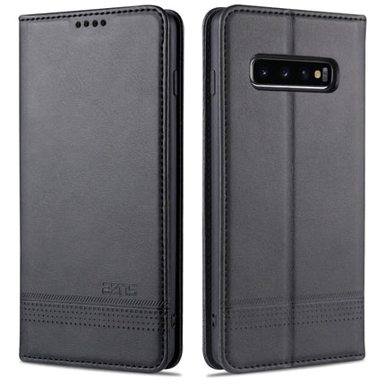 AZNS Magnetic Calf Texture Horizontal Flip Leather Case with Card Slots & Holder & Wallet, For OPPO A91, For Huawei P40, For Huawei P40 Pro, For Samsung Galaxy S10