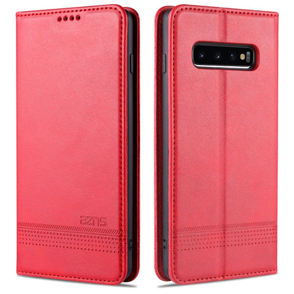 AZNS Magnetic Calf Texture Horizontal Flip Leather Case with Card Slots & Holder & Wallet, For OPPO A91, For Huawei P40, For Huawei P40 Pro, For Samsung Galaxy S10