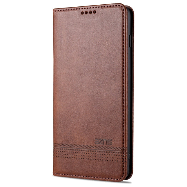 AZNS Magnetic Calf Texture Horizontal Flip Leather Case with Card Slots & Holder & Wallet, For Samsung Galaxy S10+, For Samsung Galaxy S20 FE, For Huawei Honor X10 Max