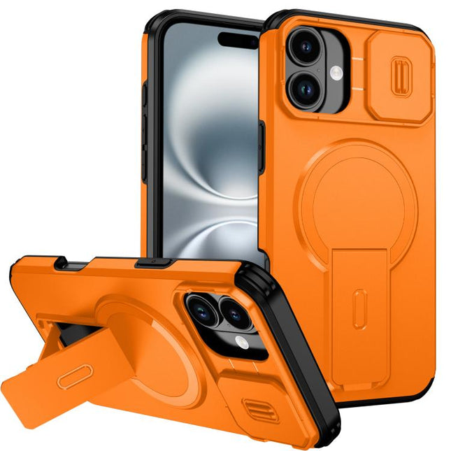 Sliding Camshield MagSafe Holder Phone Case, For iPhone 16 Pro, For iPhone 16 Plus, For iPhone 16