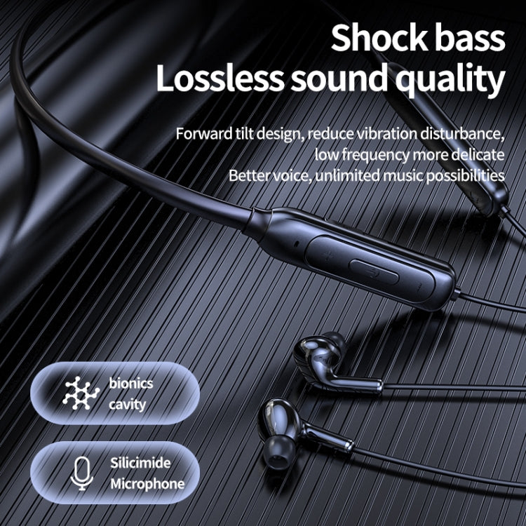 M60 8D Surround Sound Wireless Neck-mounted 5.1 Bluetooth Earphone Support TF Card MP3 Mode