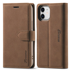 Forwenw F1 Series Matte Strong Magnetism Horizontal Flip Leather Case with Holder & Card Slots & Wallet & Photo Frame, For iPhone 11 Pro, For iPhone 11 Pro Max, For iPhone 12, For iPhone 12 Mini, For iPhone 12 Pro, For iPhone 12 Pro Max