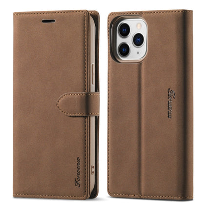 Forwenw F1 Series Matte Strong Magnetism Horizontal Flip Leather Case with Holder & Card Slots & Wallet & Photo Frame, For iPhone 11 Pro, For iPhone 11 Pro Max, For iPhone 12, For iPhone 12 Mini, For iPhone 12 Pro, For iPhone 12 Pro Max