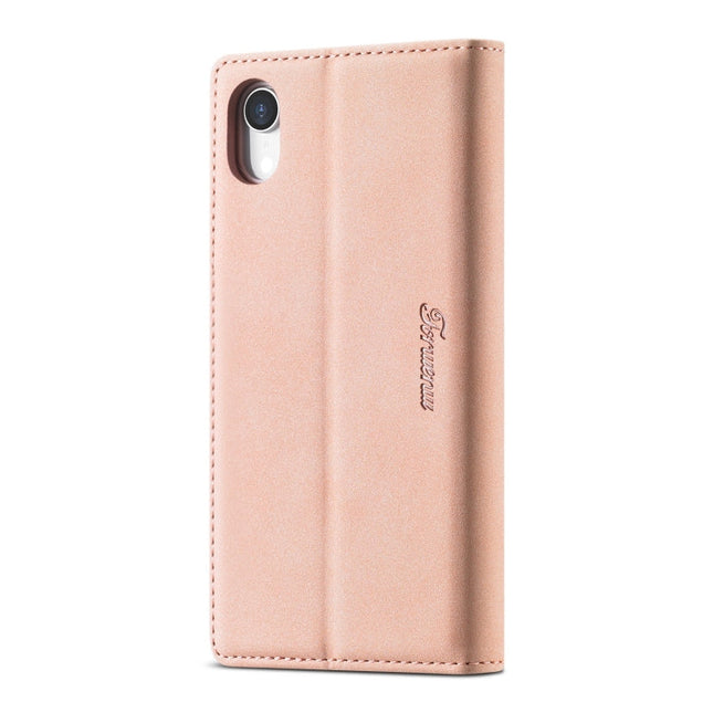 Forwenw F1 Series Matte Strong Magnetism Horizontal Flip Leather Case with Holder & Card Slots & Wallet & Photo Frame, For iPhone XR