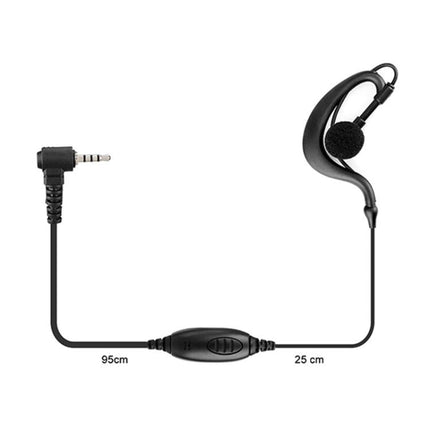 RETEVIS EE090Z 1 Pin Walkie-talkie Headset Mic Earphone for RETEVIS RT20, EE090Z