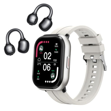 D12 2.01 inch TFT Screen Smart Bluetooth Watch & Headphone 2 in 1 Support Wireless Calling