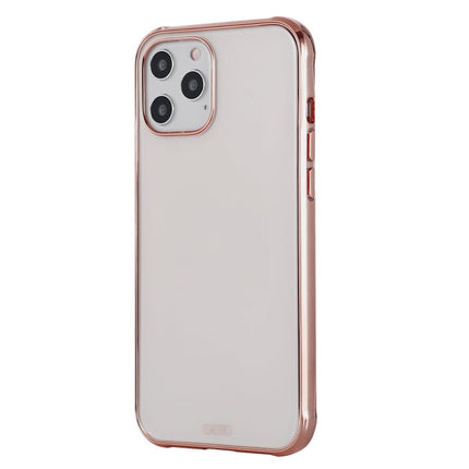 GEBEI Plating TPU Shockproof Protective Case, For iPhone 12 / 12 Pro, For iPhone 12 Pro Max