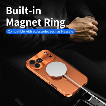 Privacy Screen Film Full Cover MagSafe Holder Phone Case, For iPhone 17 Pro Max, For iPhone 17 Pro