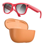 with Brown Charging Case / Red