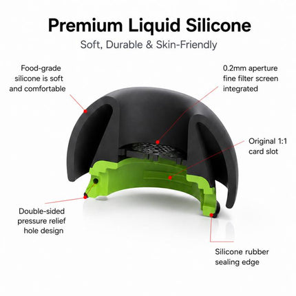 XDcase 3 Pairs Silicone Ear Tips with Storage & Cleaning Kit, For Samsung Galaxy Buds3 Pro