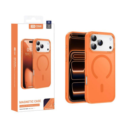 XDcase Metal Lens Frame Skin Feel Magnetic Phone Case, For iPhone 18, For iPhone 18 Pro, For iPhone 18 Pro Max, For iPhone 17 Pro Max