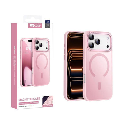 XDcase Metal Lens Frame Skin Feel Magnetic Phone Case, For iPhone 18, For iPhone 18 Pro, For iPhone 18 Pro Max, For iPhone 17 Pro Max