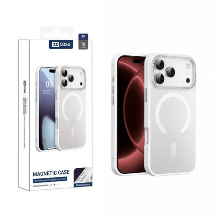 XDcase Metal Lens Frame Skin Feel Magnetic Phone Case, For iPhone 18, For iPhone 18 Pro, For iPhone 18 Pro Max, For iPhone 17 Pro Max