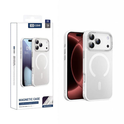 XDcase Metal Lens Frame Skin Feel Magnetic Phone Case, For iPhone 18, For iPhone 18 Pro, For iPhone 18 Pro Max