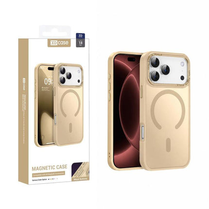 XDcase Metal Lens Frame Skin Feel Magnetic Phone Case, For iPhone 18, For iPhone 18 Pro, For iPhone 18 Pro Max, For iPhone 17 Pro Max
