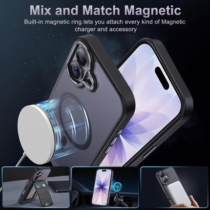 XDcase Metal Lens Frame Skin Feel Magnetic Phone Case, For iPhone 18, For iPhone 18 Pro, For iPhone 18 Pro Max, For iPhone 17 Pro Max