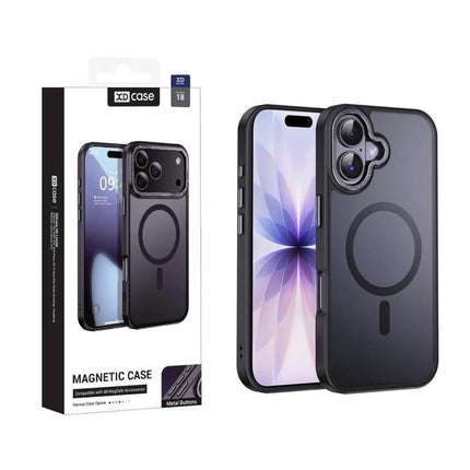XDcase Metal Lens Frame Skin Feel Magnetic Phone Case, For iPhone 18, For iPhone 18 Pro, For iPhone 18 Pro Max, For iPhone 17 Pro Max
