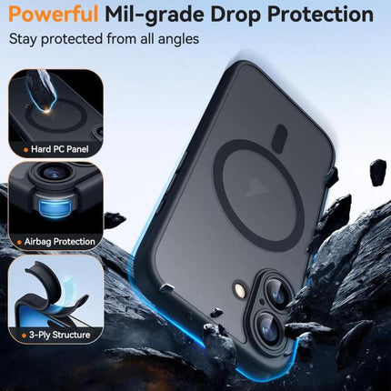 XDcase Skin Feel Magnetic Frosted Phone Case with Lens Film, For iPhone 13 Pro Max, For iPhone 13 Pro, For iPhone 13, For iPhone 12 Pro Max