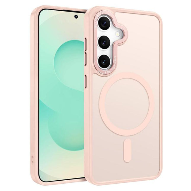 XDcase Metal Lens Frame Skin Feel Magnetic Phone Case, For Samsung Galaxy S25 5G, For Samsung Galaxy S25+ 5G, For Samsung Galaxy S25 Ultra 5G, For Samsung Galaxy S24 Ultra 5G