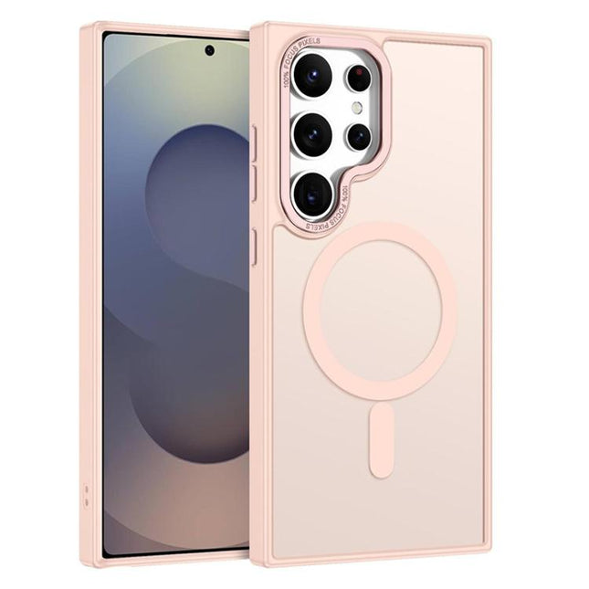 XDcase Metal Lens Frame Skin Feel Magnetic Phone Case, For Samsung Galaxy S25 5G, For Samsung Galaxy S25+ 5G, For Samsung Galaxy S25 Ultra 5G, For Samsung Galaxy S24 Ultra 5G