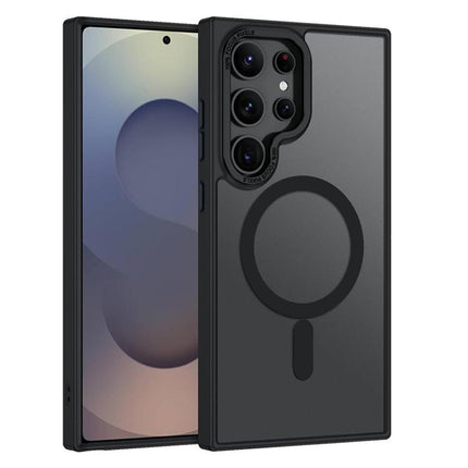 XDcase Metal Lens Frame Skin Feel Magnetic Phone Case, For Samsung Galaxy S25 5G, For Samsung Galaxy S25+ 5G, For Samsung Galaxy S25 Ultra 5G, For Samsung Galaxy S24 Ultra 5G