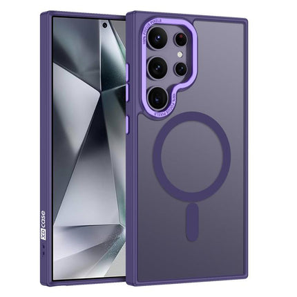 XDcase Metal Lens Frame Skin Feel Magnetic Phone Case, For Samsung Galaxy S25 5G, For Samsung Galaxy S25+ 5G, For Samsung Galaxy S25 Ultra 5G, For Samsung Galaxy S24 Ultra 5G, For Samsung Galaxy S24+ 5G, For Samsung Galaxy S24 5G