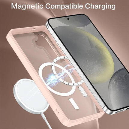 XDcase Metal Lens Frame Skin Feel Magnetic Phone Case, For Samsung Galaxy S24+ 5G, For Samsung Galaxy S24 5G