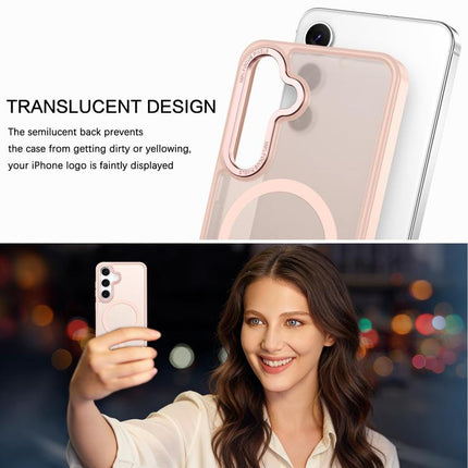 XDcase Metal Lens Frame Skin Feel Magnetic Phone Case, For Samsung Galaxy S24+ 5G, For Samsung Galaxy S24 5G