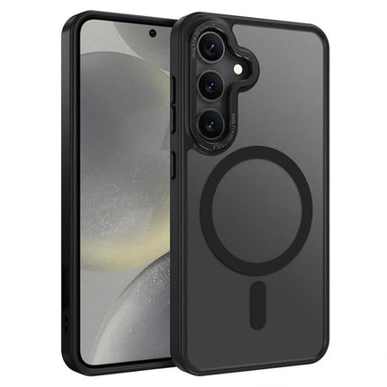XDcase Metal Lens Frame Skin Feel Magnetic Phone Case, For Samsung Galaxy S24+ 5G, For Samsung Galaxy S24 5G