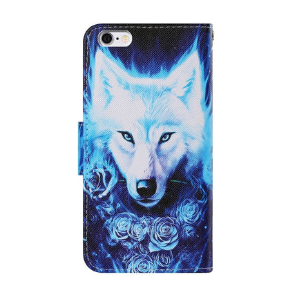 Coloured Drawing Pattern Horizontal Flip PU Leather Case with Holder & Card Slots & Wallet & Lanyard, For iPhone 6 Plus & 6s Plus